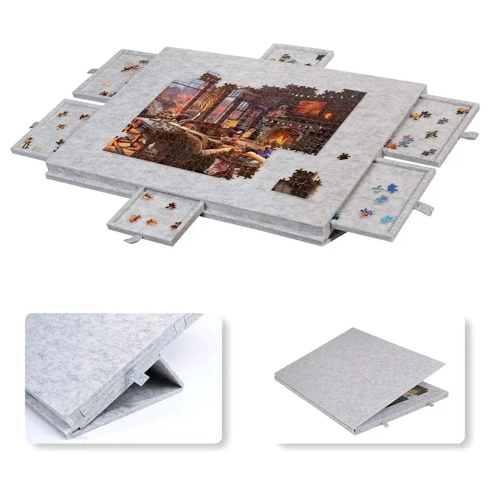  Tilting Puzzle Board Jigsaw Table With Sturdy Stand -  ToylandEU™