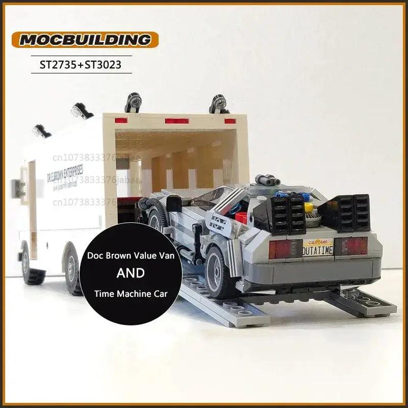  Time Machine MOC Building Blocks Car Kit Collectors -  ToylandEU™