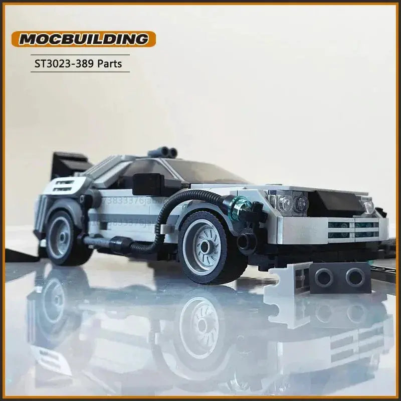 Time Machine MOC Building Blocks Car Kit for Collectors - ToylandEU