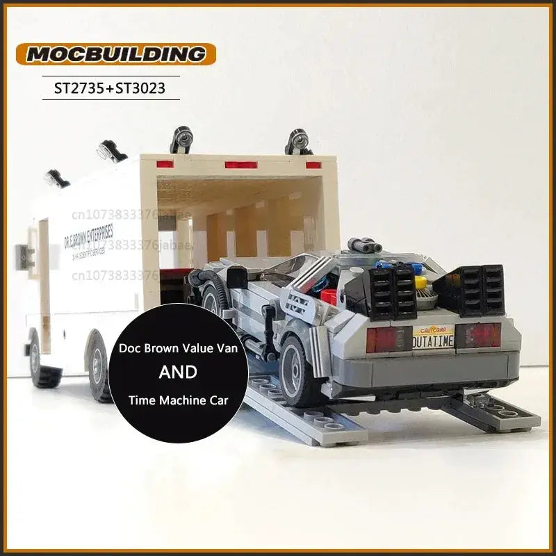 Time Machine MOC Building Blocks Car Kit for Collectors - ToylandEU