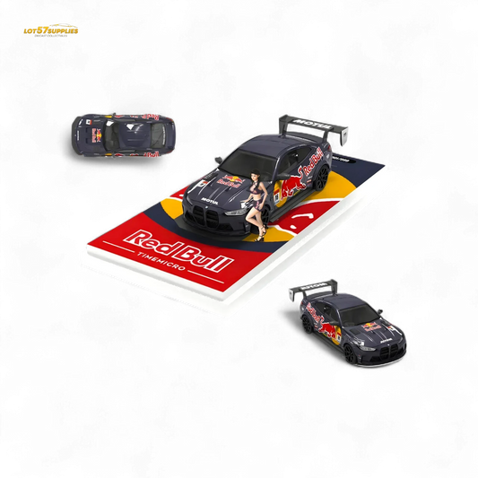  TimeMicro BMW M4 Modified Widebody Red Bull Figure Version 1:64 -  ToylandEU™