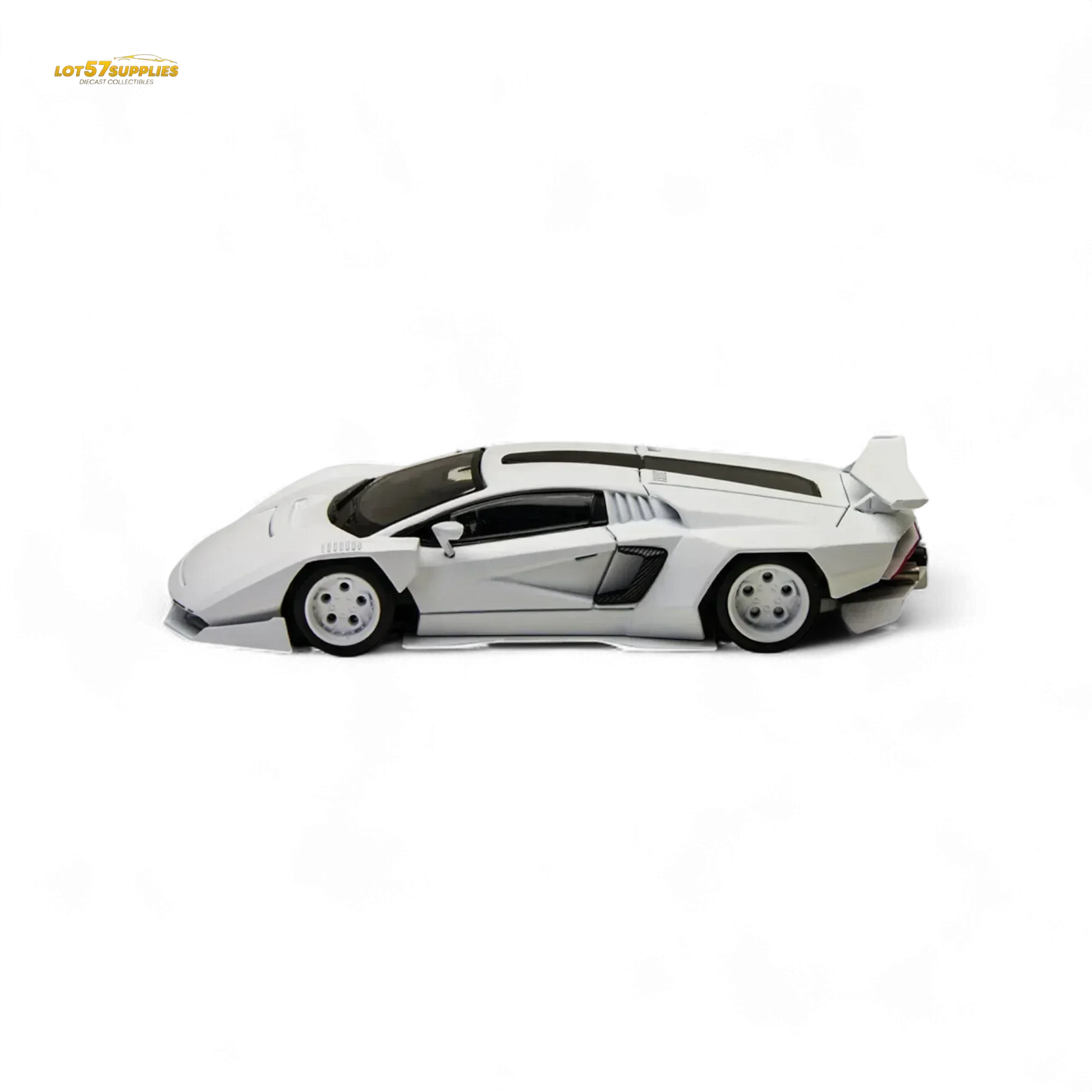 TimeMicro × PSC DESIGN 1/64 Countach V Ver. Mechanic PSC - White 1:64 - ToylandEU