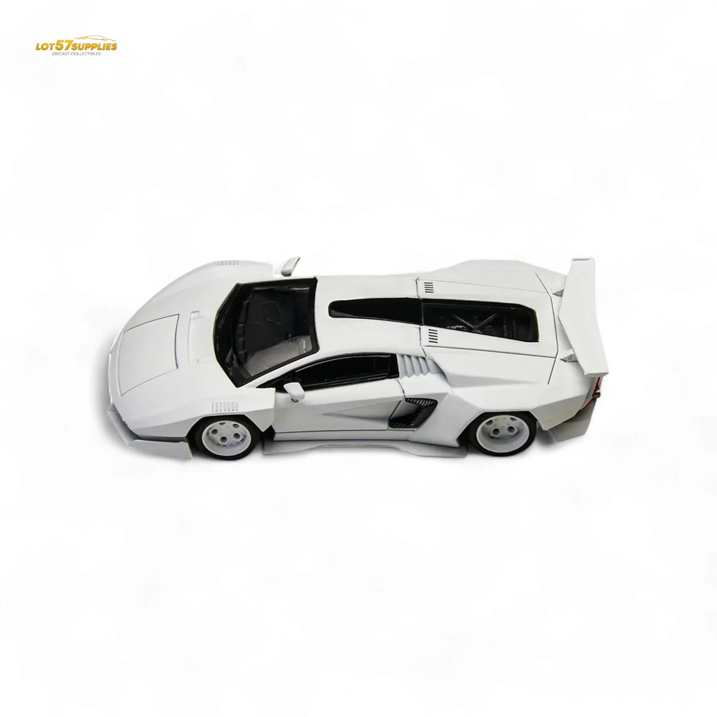 TimeMicro × PSC DESIGN 1/64 Countach V Ver. Mechanic PSC - White 1:64 - ToylandEU