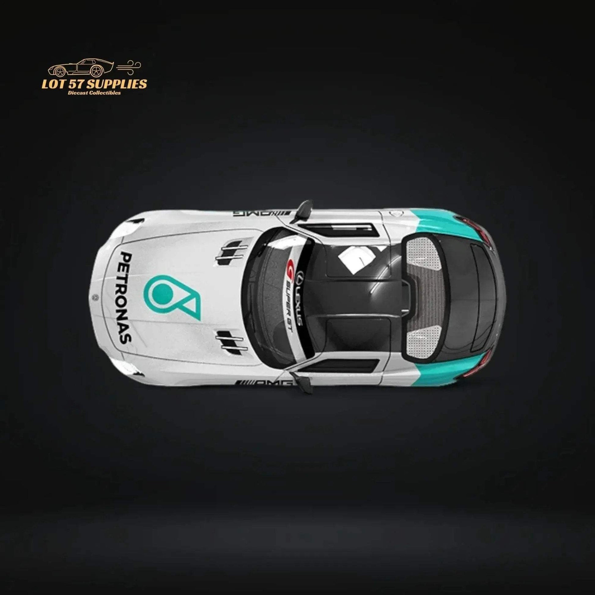 TimeMicro Mercedes Benz SLS Petronas Livery Container Version 1:64 TM643319-T - ToylandEU