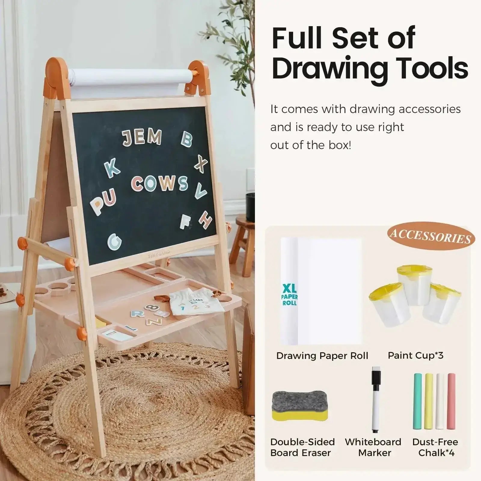 Tiny Land® Magnitales Easel for Kids - ToylandEU