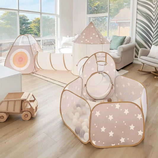 Tiny Land® Discovery 5-in-1 Play Tunnel With no Balls -  ToylandEU™
