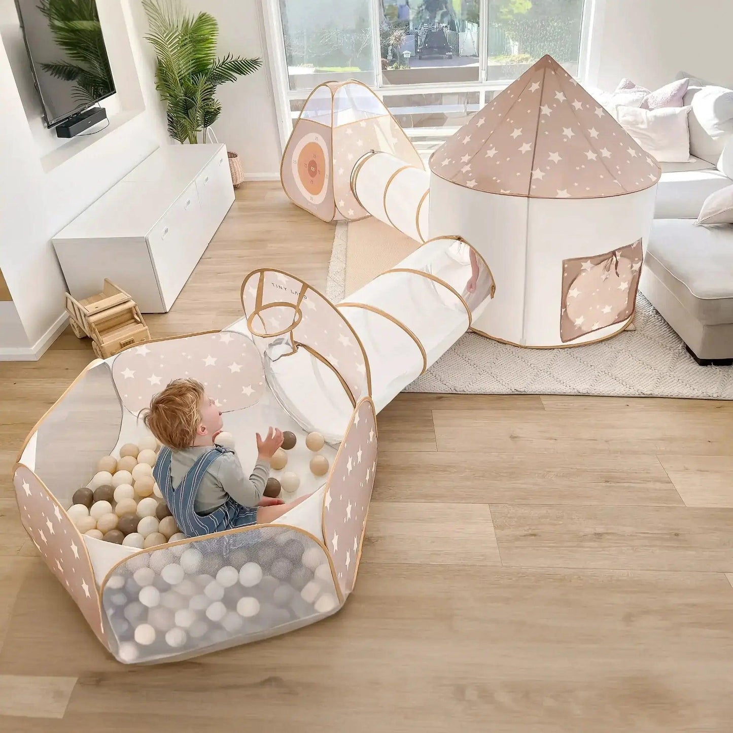  Tiny Land® Discovery 5-in-1 Play Tunnel With no Balls -  ToylandEU™