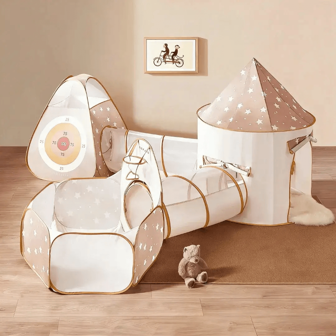 Tiny Land® Discovery 5-in-1 Play Tunnel With no Balls - ToylandEU