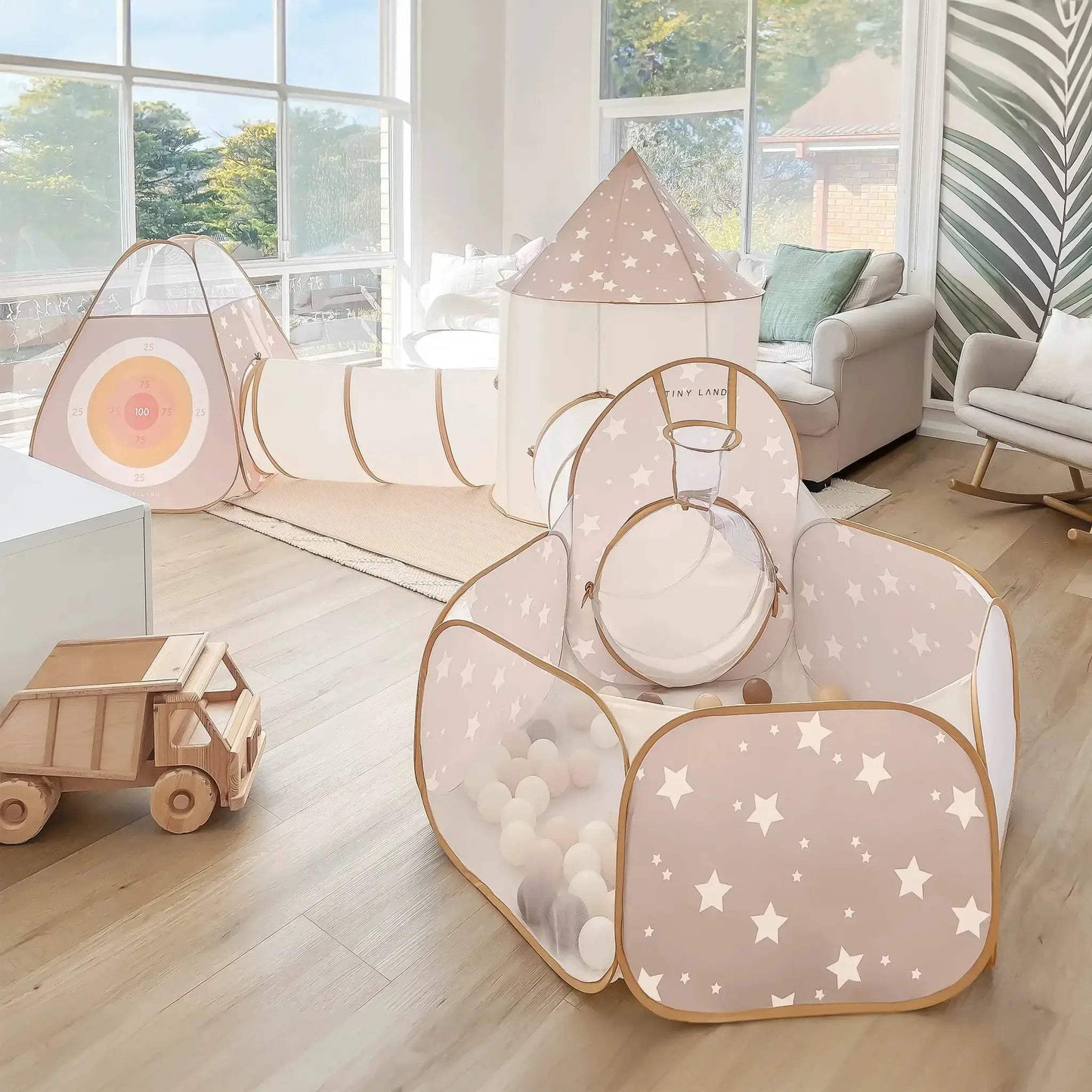 Tiny Land® Discovery 5-in-1 Play Tunnel With no Balls - ToylandEU