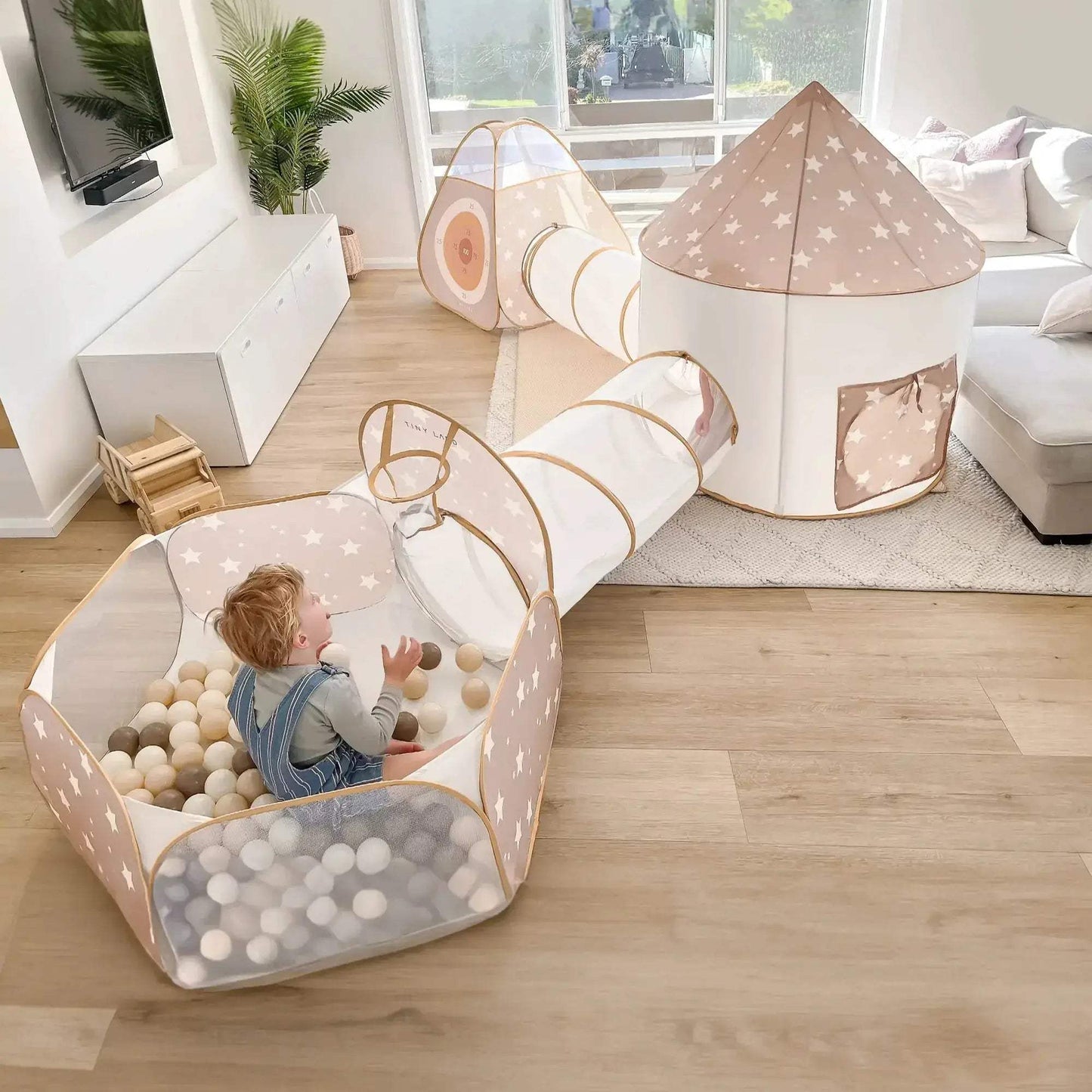 Tiny Land® Discovery 5-in-1 Play Tunnel With no Balls - ToylandEU
