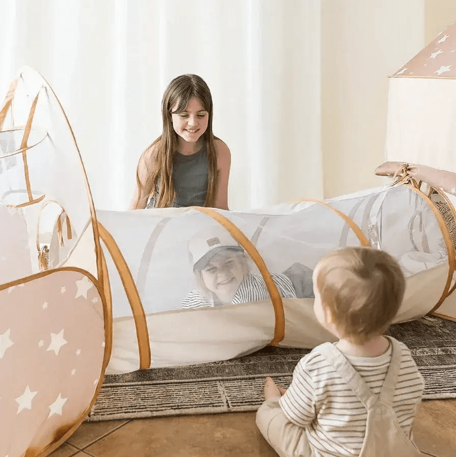 Tiny Land® Discovery 5-in-1 Play Tunnel With no Balls - ToylandEU