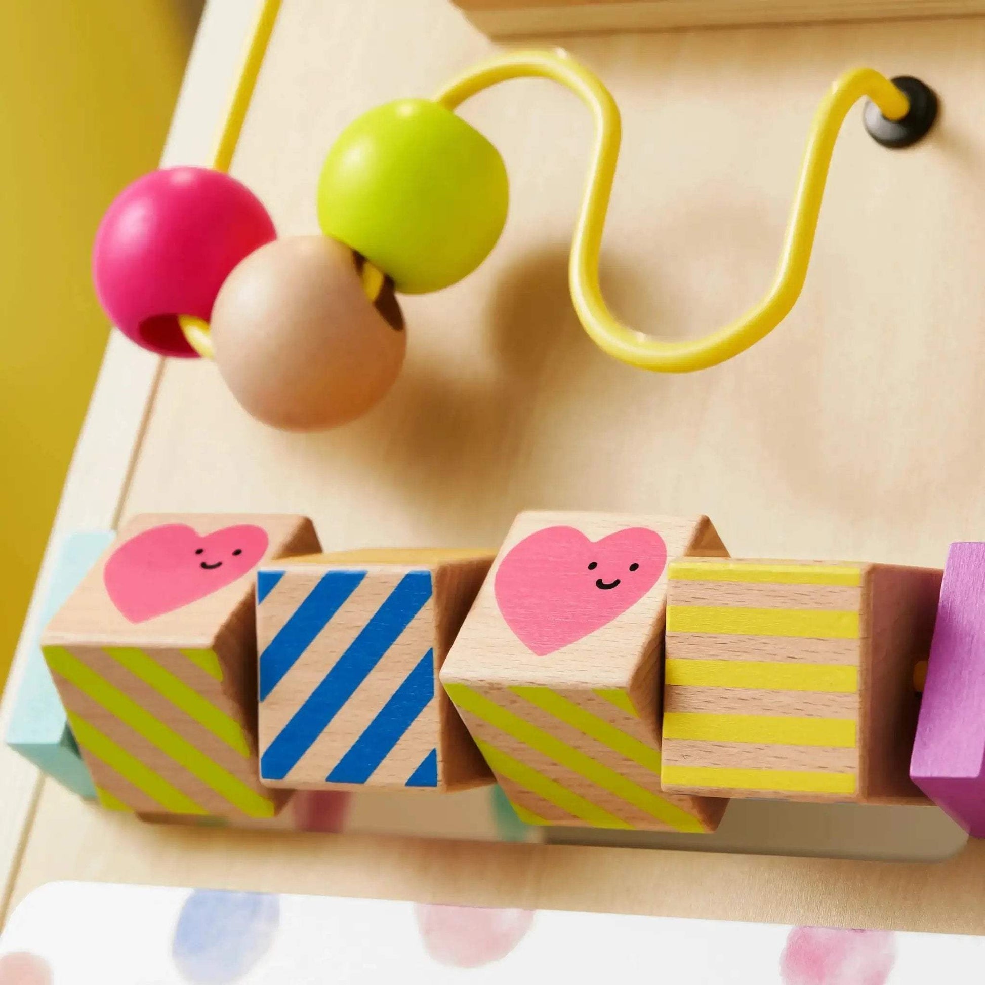 Tiny Land® Premium Natural Wooden Activity Walker - ToylandEU
