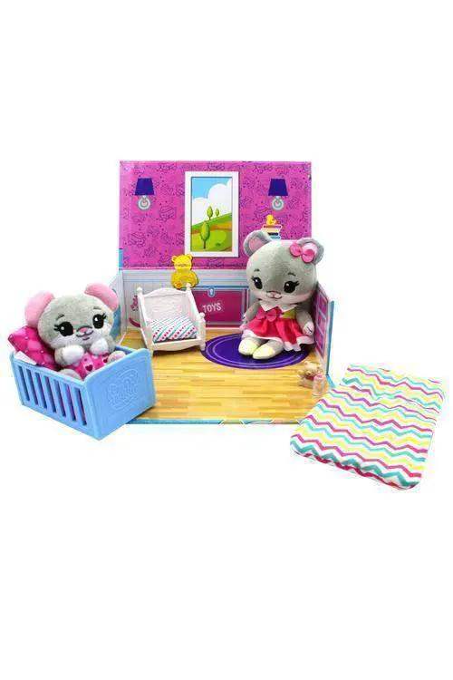 Mouse Nap Time Nursery Set With Plush Figures And Accessories - ToylandEU