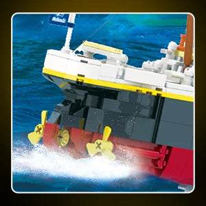 Titanic Building Set with LED-2 in 1 Mini Block Model - ToylandEU