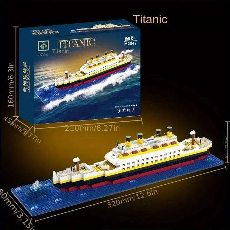 Titanic Cruise Ship Building Blocks Set For Couples - ToylandEU