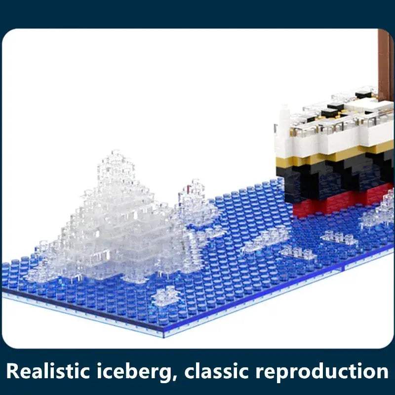 Titanic Inspired Iceberg Cruise Ship Building Blocks Set - ToylandEU