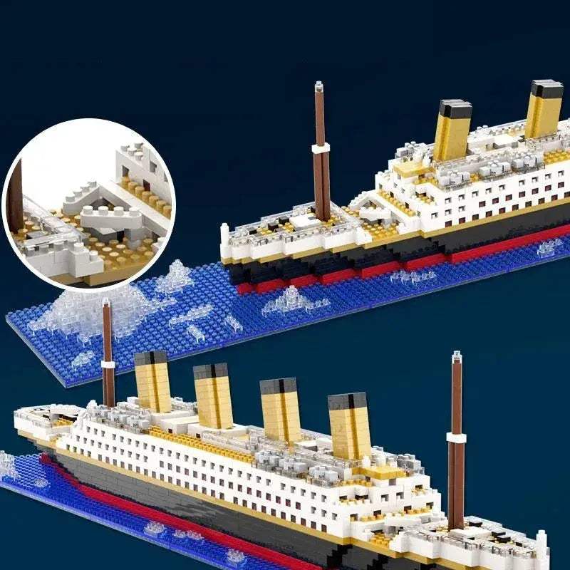 Titanic Inspired Iceberg Cruise Ship Building Blocks Set - ToylandEU