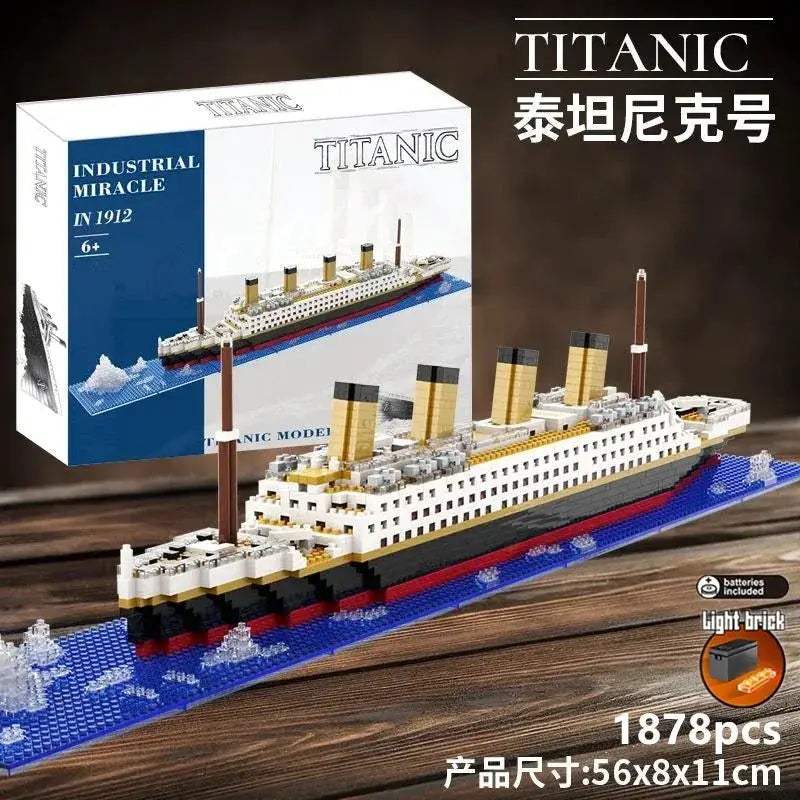 Titanic Inspired Iceberg Cruise Ship Building Blocks Set - ToylandEU
