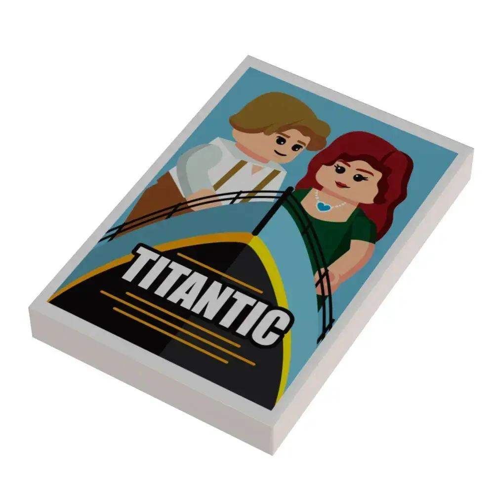 Titanic LEGO 2x3 Tile Cover Custom Printed Figure Scale - ToylandEU