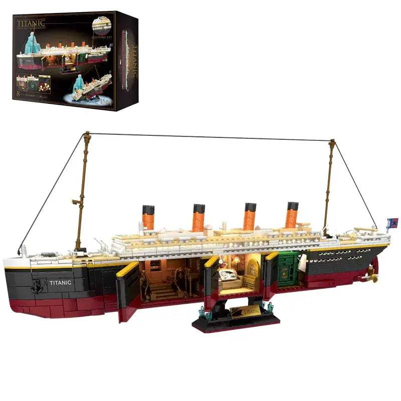 Titanic Sinking Cruise Ship Building Blocks Model 2288 Pieces - ToylandEU