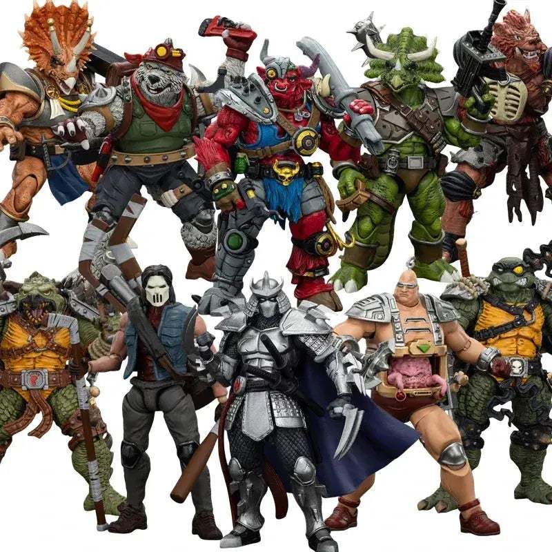 Tmnt Groundchuck Dirtbag Rahzar Action Figures One Eighteen Scale Collectible - ToylandEU