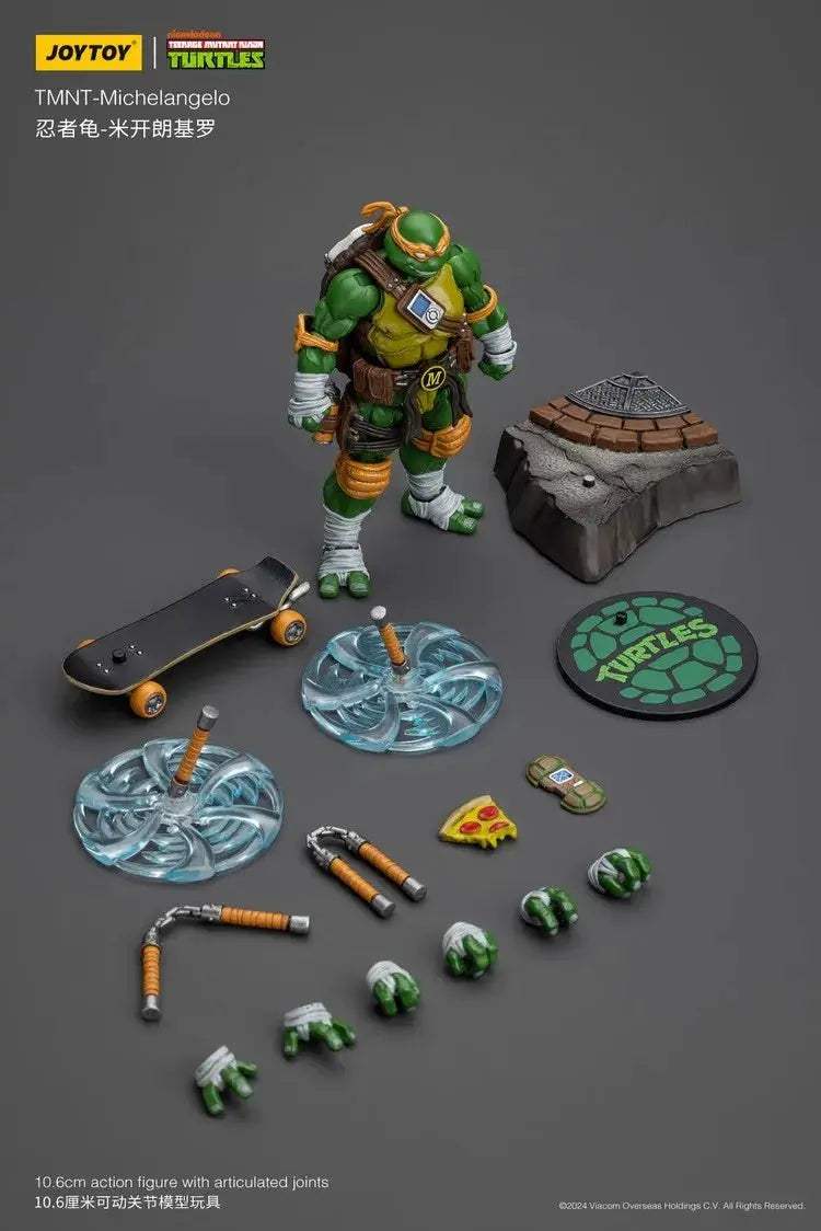 Tmnt Groundchuck Dirtbag Rahzar Action Figures One Eighteen Scale Collectible - ToylandEU