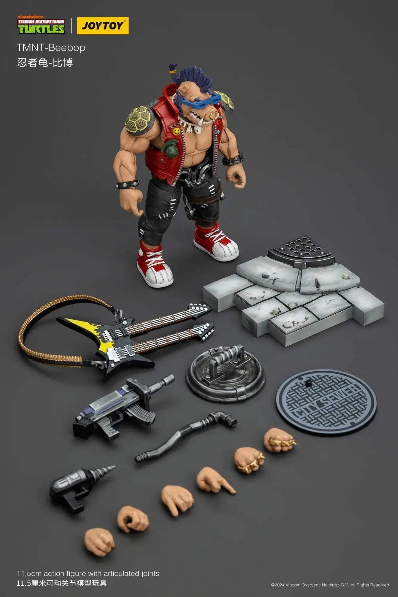 Tmnt Groundchuck Dirtbag Rahzar Action Figures One Eighteen Scale Collectible - ToylandEU