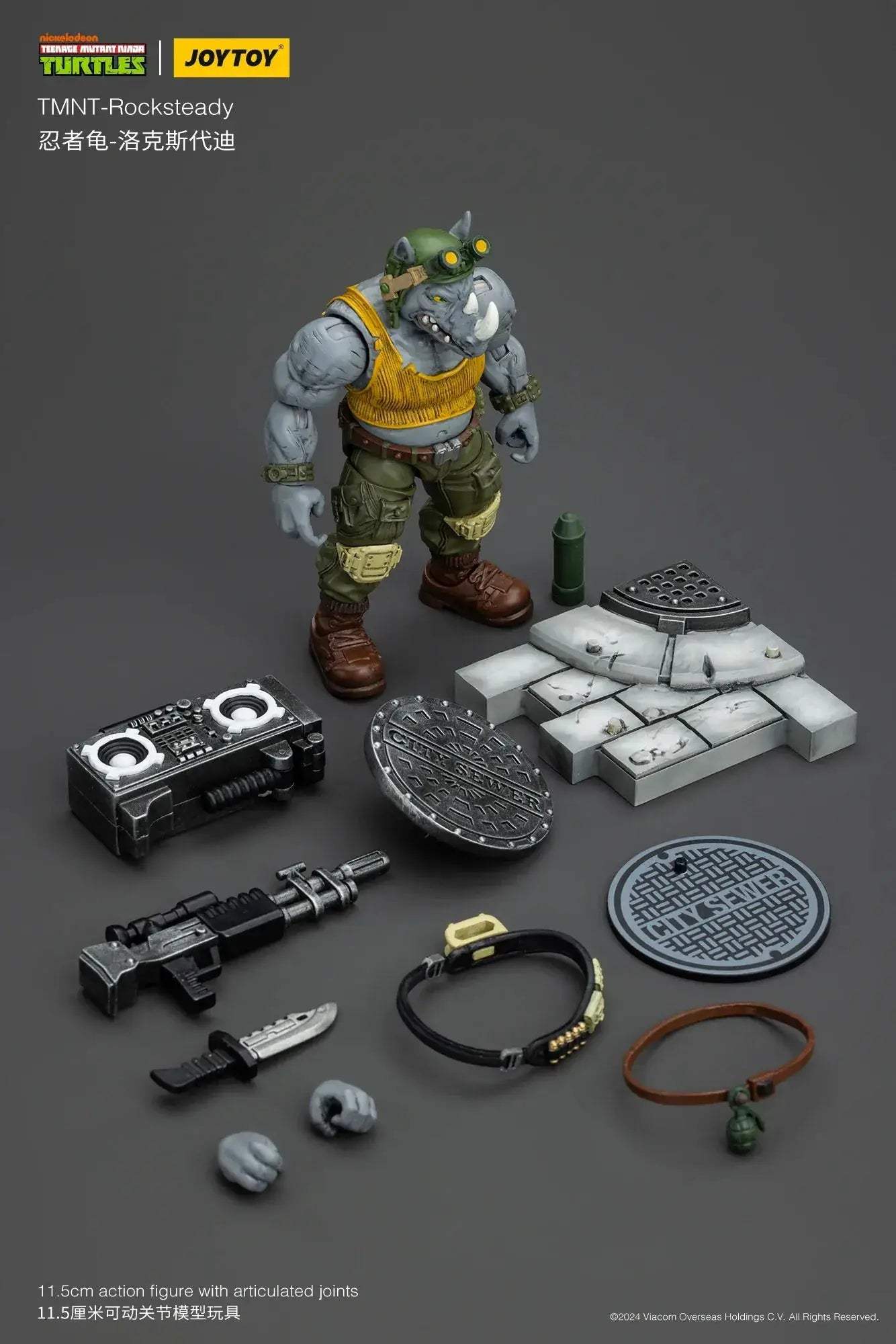 Tmnt Groundchuck Dirtbag Rahzar Action Figures One Eighteen Scale Collectible - ToylandEU
