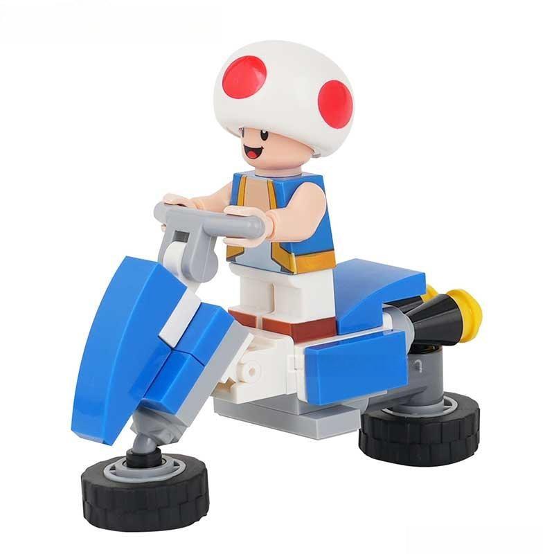  Toad Kart Lego Minifigure Super Mario Movie Collectible 