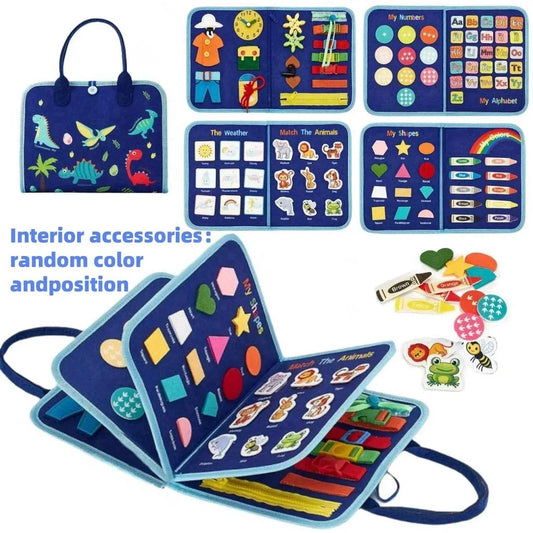  Toddler Busy Board Montessori Portable Travel Toy -  ToylandEU™