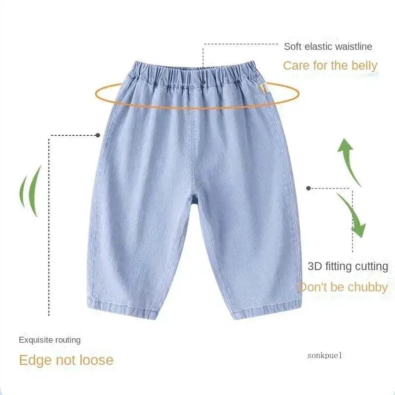  Toddler Denim Jeans Elastic Waist All Day Comfort -  ToylandEU™