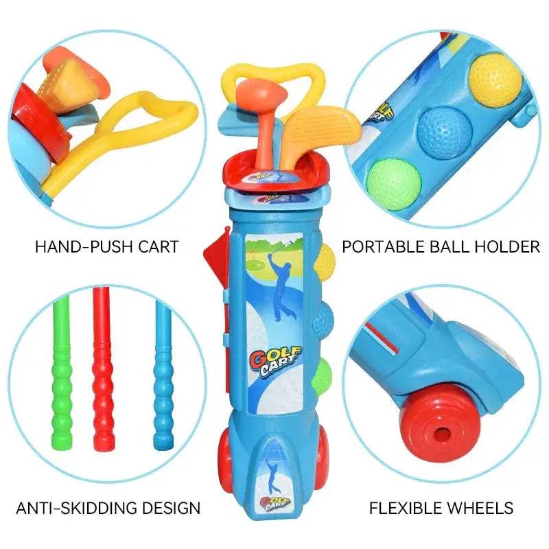 Toddler Golf Set for Kids Develops Coordination Indoors Outdoors - ToylandEU