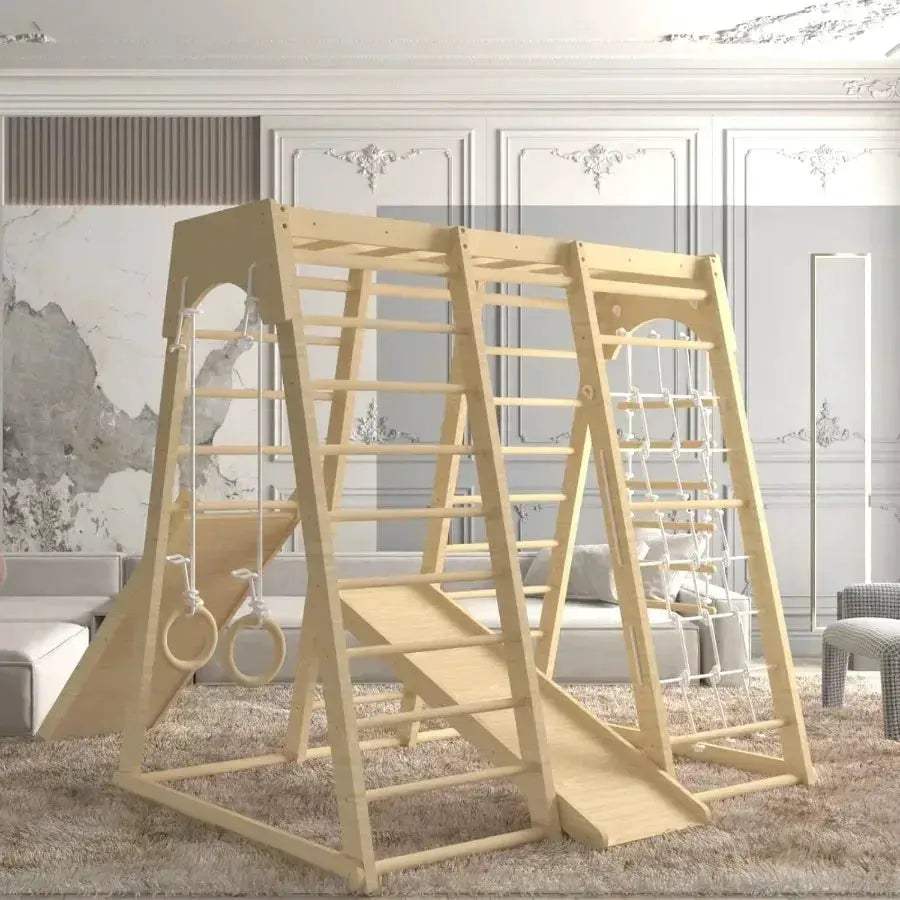 Toddler Jungle Gym Indoor Playground Set For Active Skill Building - ToylandEU