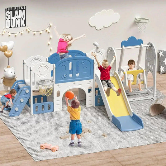  Toddler Outdoor Playset 11 In 1 With Slide And Swing -  ToylandEU™