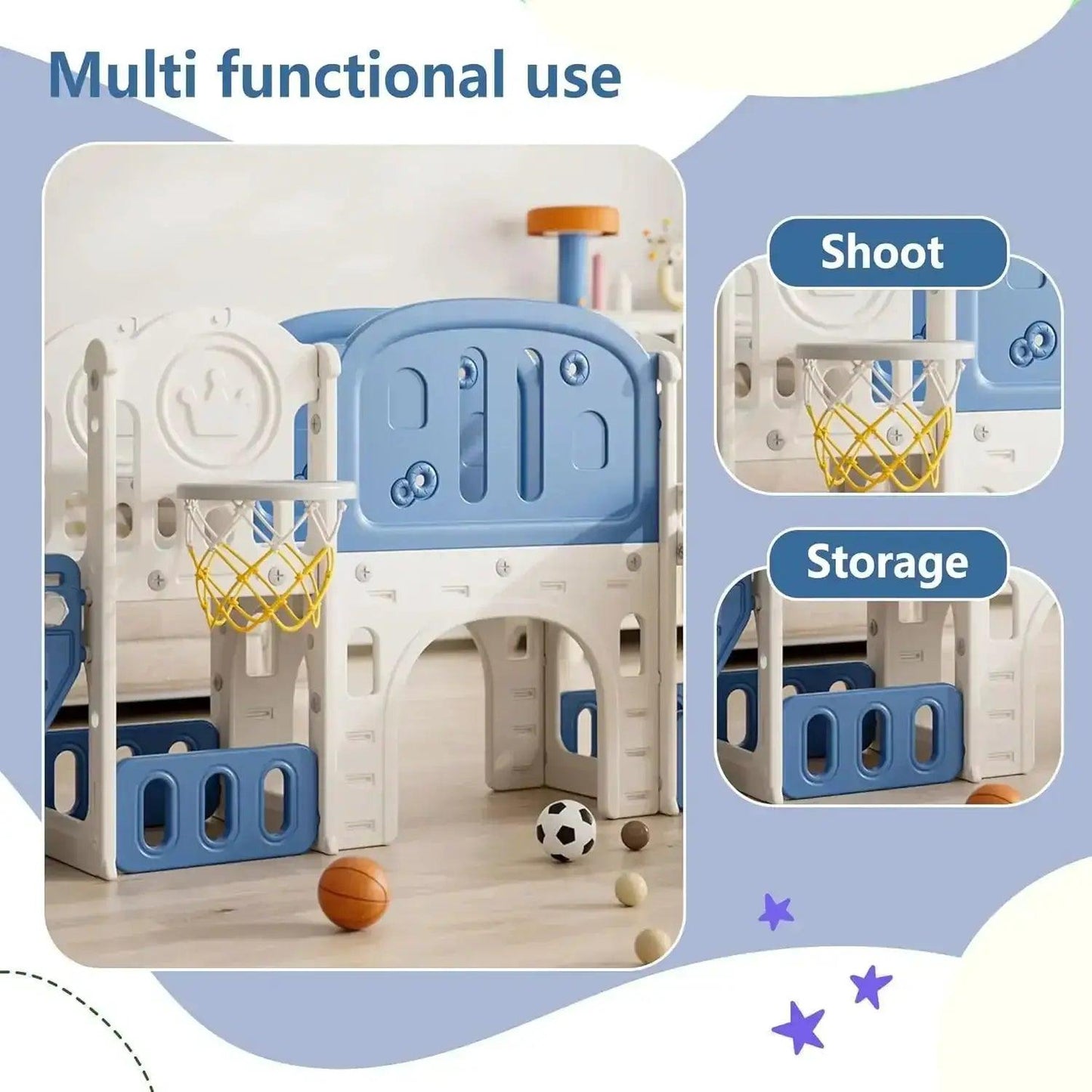  Toddler Outdoor Playset 11 In 1 With Slide And Swing -  ToylandEU™