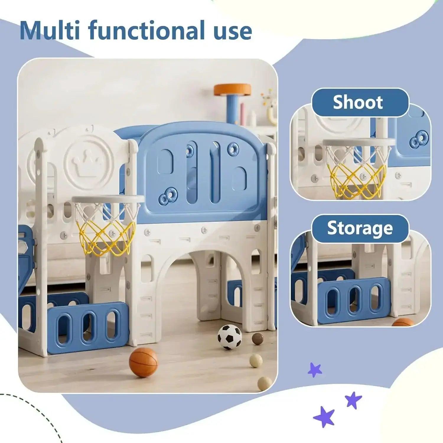  Toddler Outdoor Playset 11 In 1 With Slide And Swing -  ToylandEU™