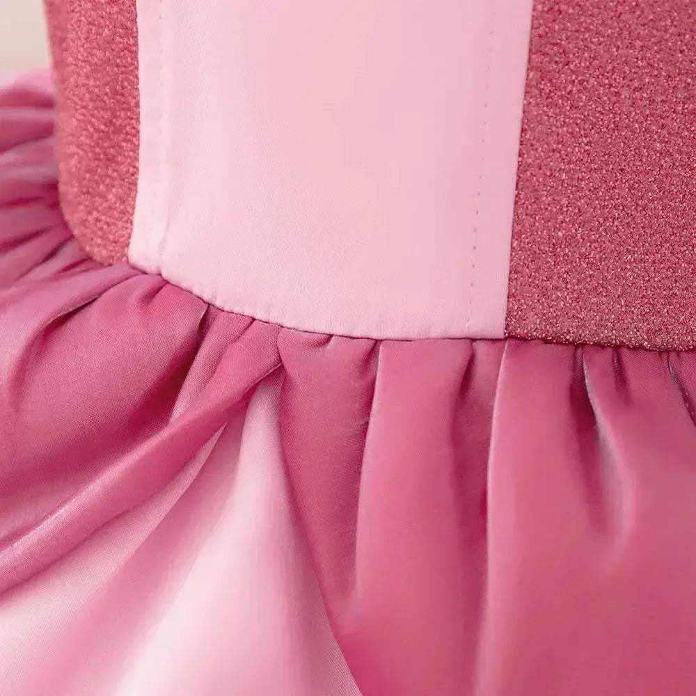 Toddler Princess Dress Cosplay Party Gown With Bow - ToylandEU