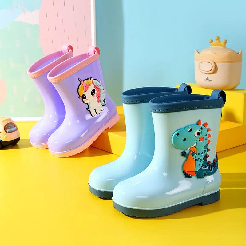 Toddler Rain Boots | Cartoon Dinosaur | Toylandeu