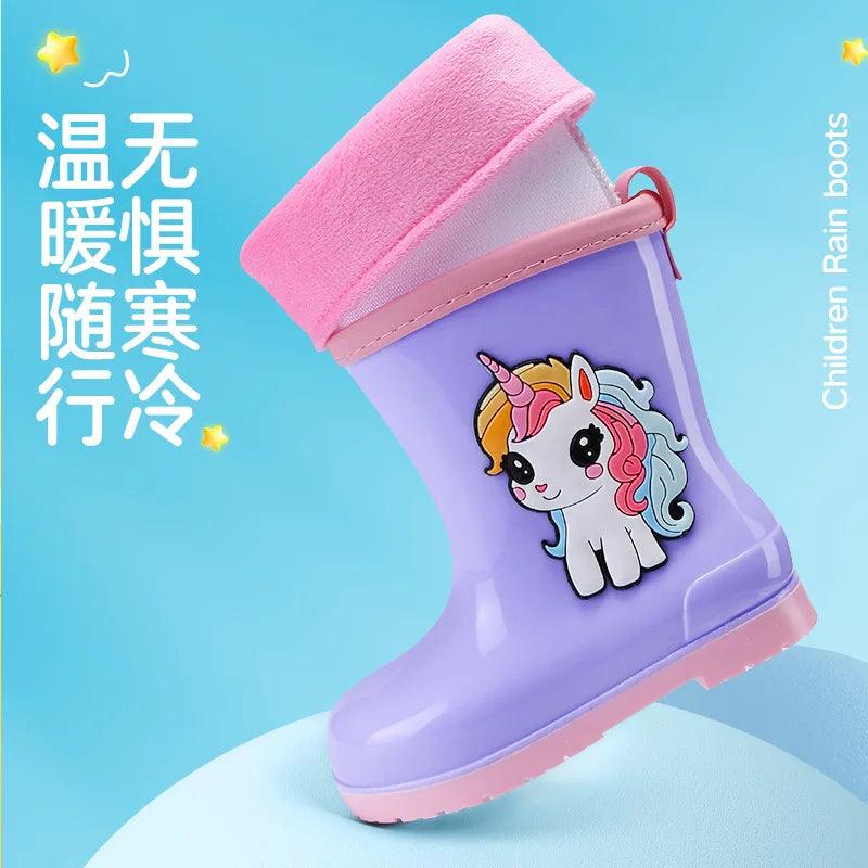 Toddler Rain Boots | Cartoon Dinosaur | Toylandeu