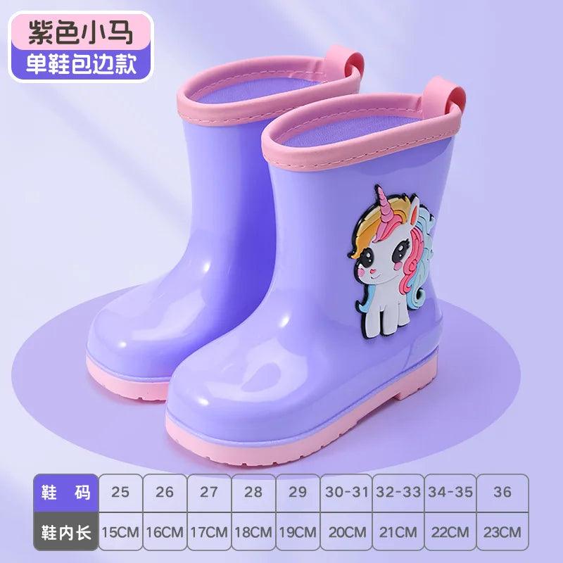 Toddler Rain Boots | Cartoon Dinosaur | Toylandeu