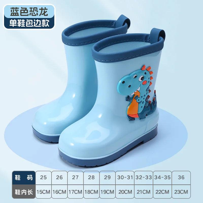 Toddler Rain Boots | Cartoon Dinosaur | Toylandeu
