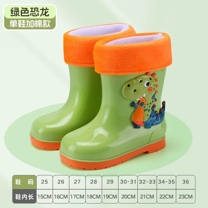 Toddler Rain Boots | Cartoon Dinosaur | Toylandeu