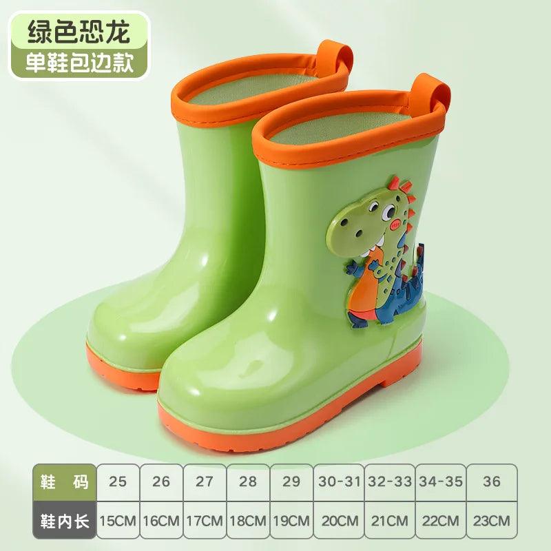 Toddler Rain Boots | Cartoon Dinosaur | Toylandeu