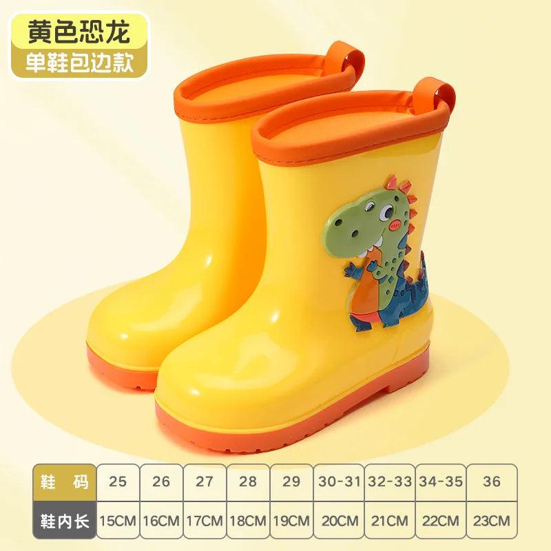 Toddler Rain Boots | Cartoon Dinosaur | Toylandeu