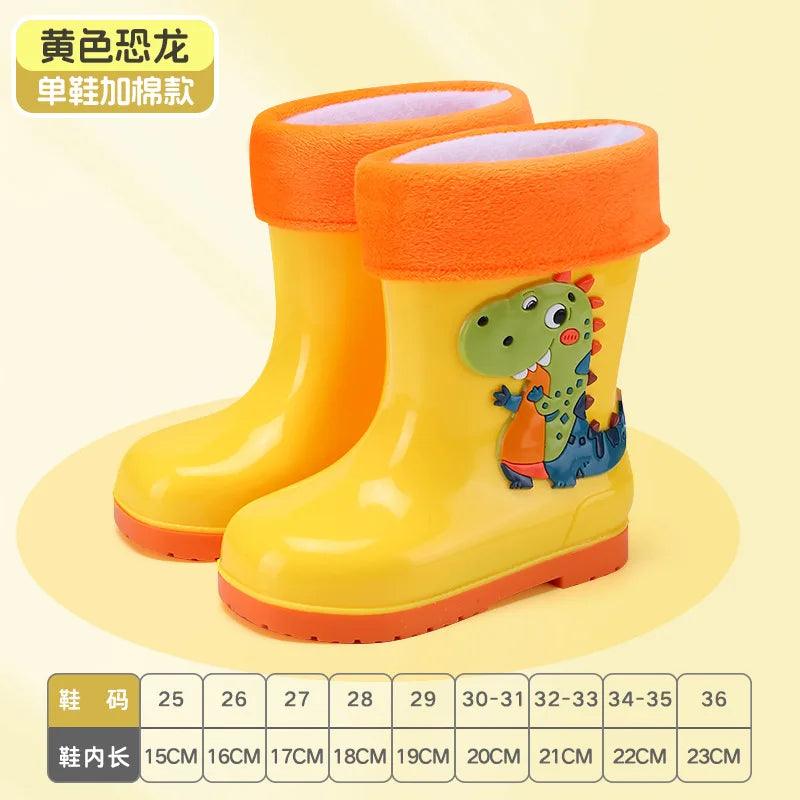 Toddler Rain Boots | Cartoon Dinosaur | Toylandeu