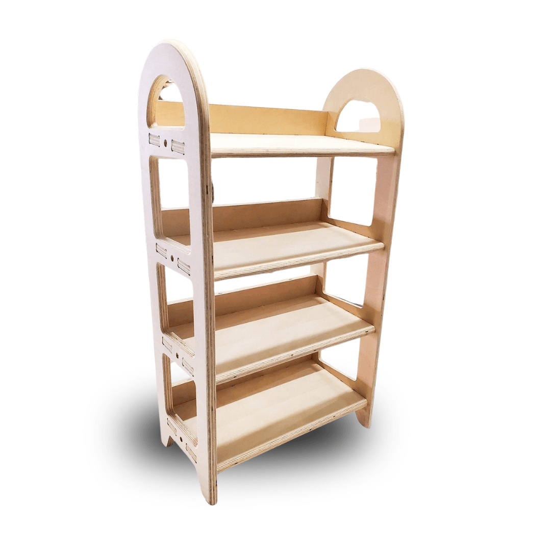 Toddler Shoe Tower | Baltic Birch Plywood | Toylandeu™