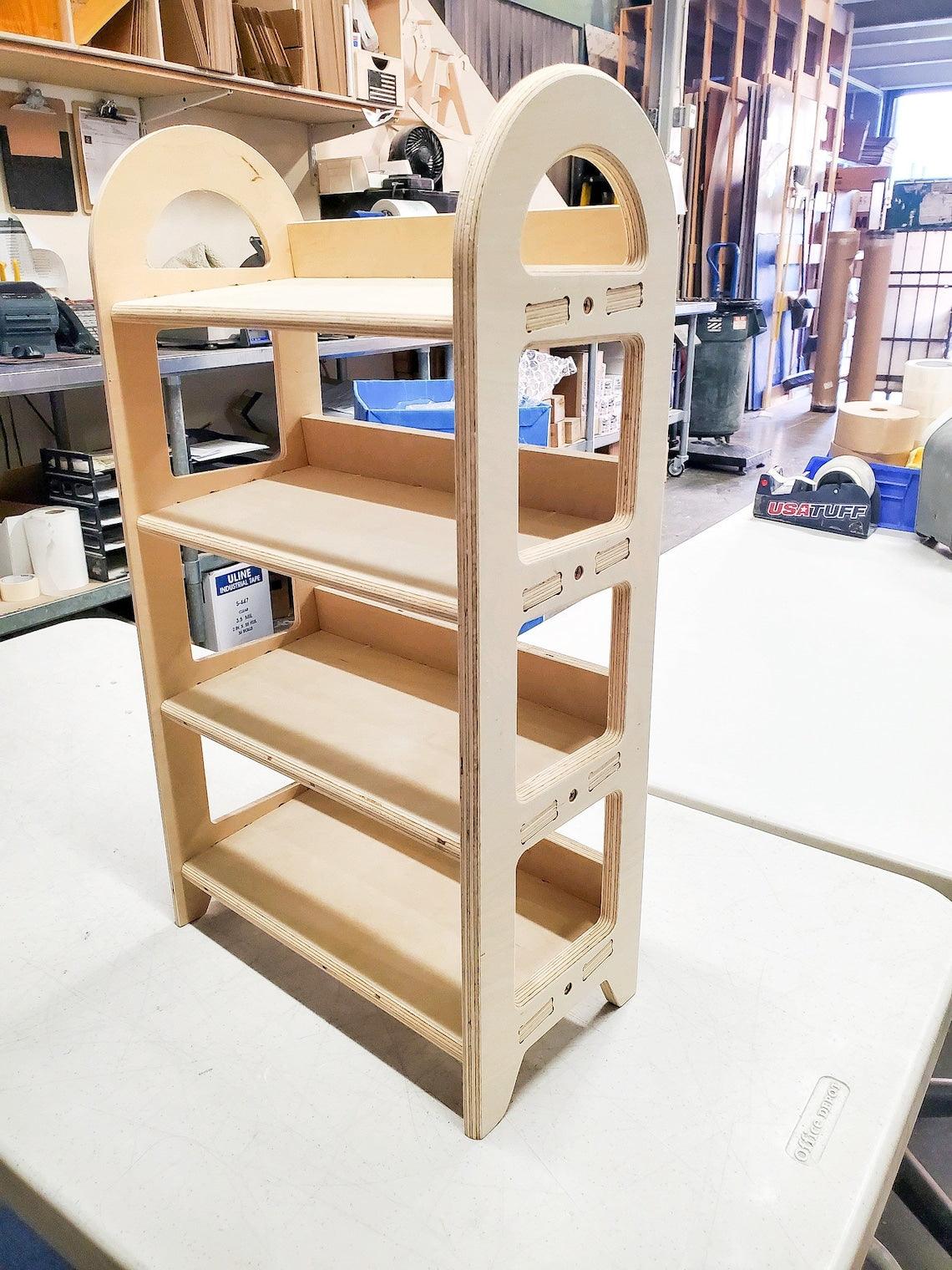 Toddler Shoe Tower | Baltic Birch Plywood | Toylandeu™