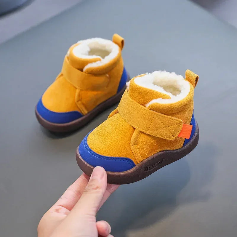 Toddler Snow Boots Warm Plush Lined Anti Slip Sole - ToylandEU