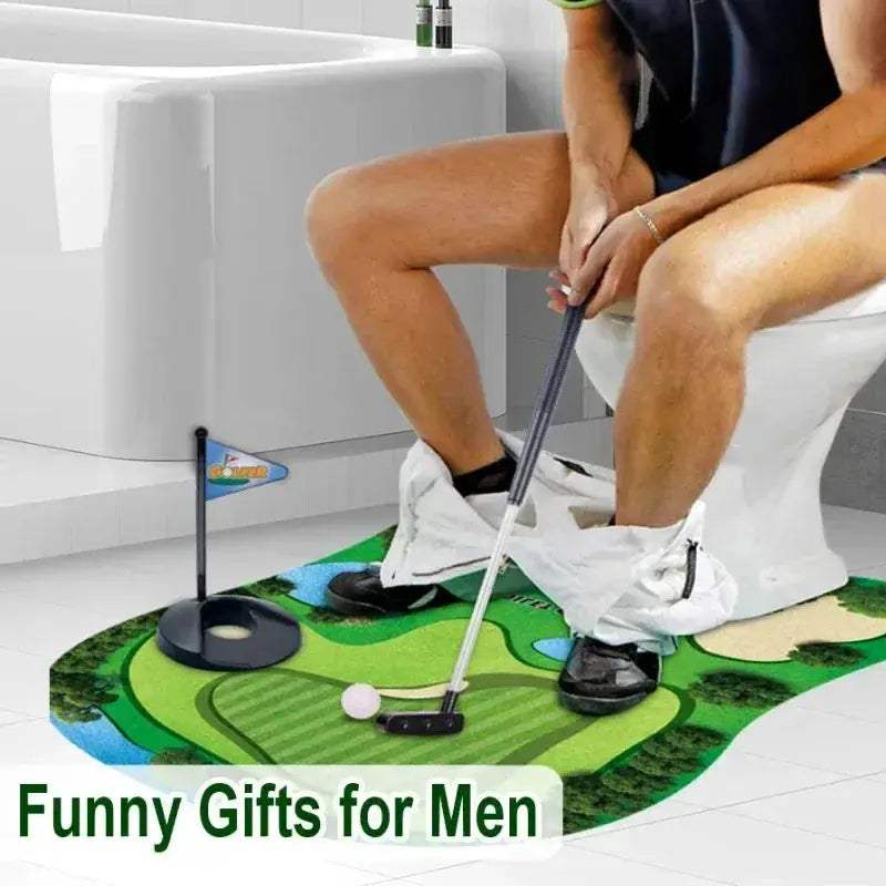Toilet Golf Balls Set Fun Bathroom Golf Gift For Dad - ToylandEU