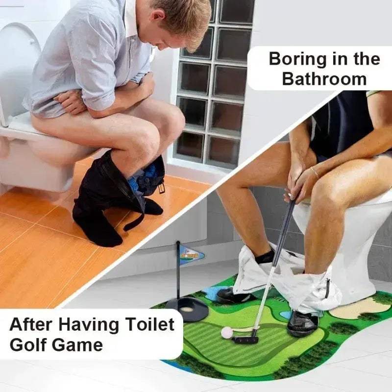 Toilet Golf Balls Set Fun Bathroom Golf Gift For Dad - ToylandEU